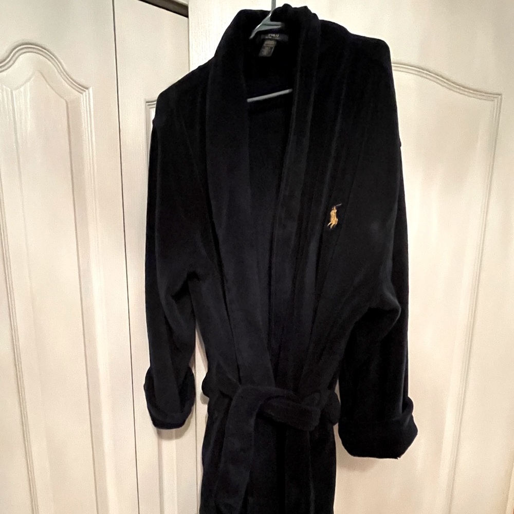 Ralph Lauren Polo Velour Plush Robe